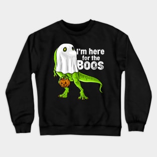 Halloween T Rex Dinosaur Ghost Costume Boo Crewneck Sweatshirt